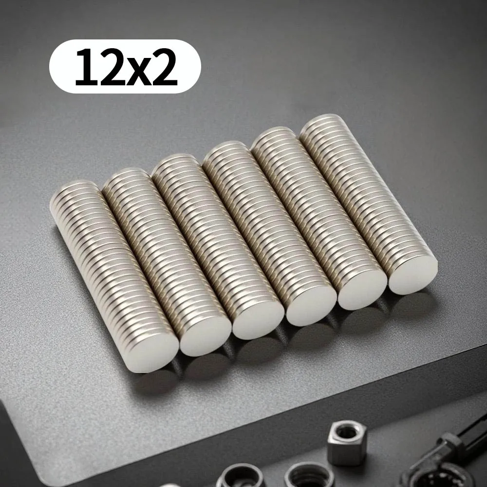 12X2MM imans Round Refrigerator magnets for Office Whiteboard Suitable Tools Home Workplace, Etc 12*2
