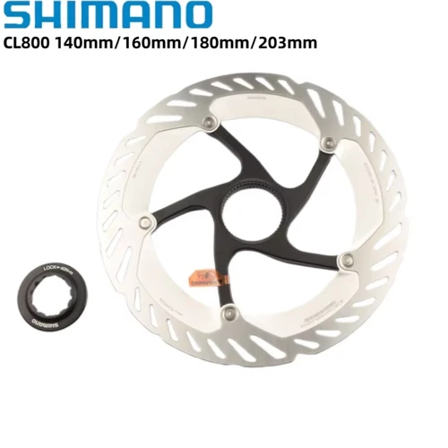 Rotor de disco de bloqueo central SHIMANO DEORE XT RT-MT800 CL800 140 mm 160 mm 180 mm 203 mm Rotor de disco de freno hidráulico