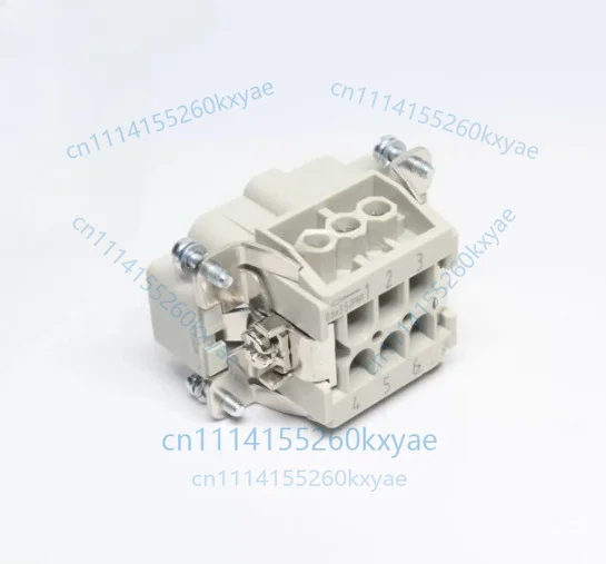 1pc 09330062601 connector 6-pin male core han 6 e-sti-s accessories