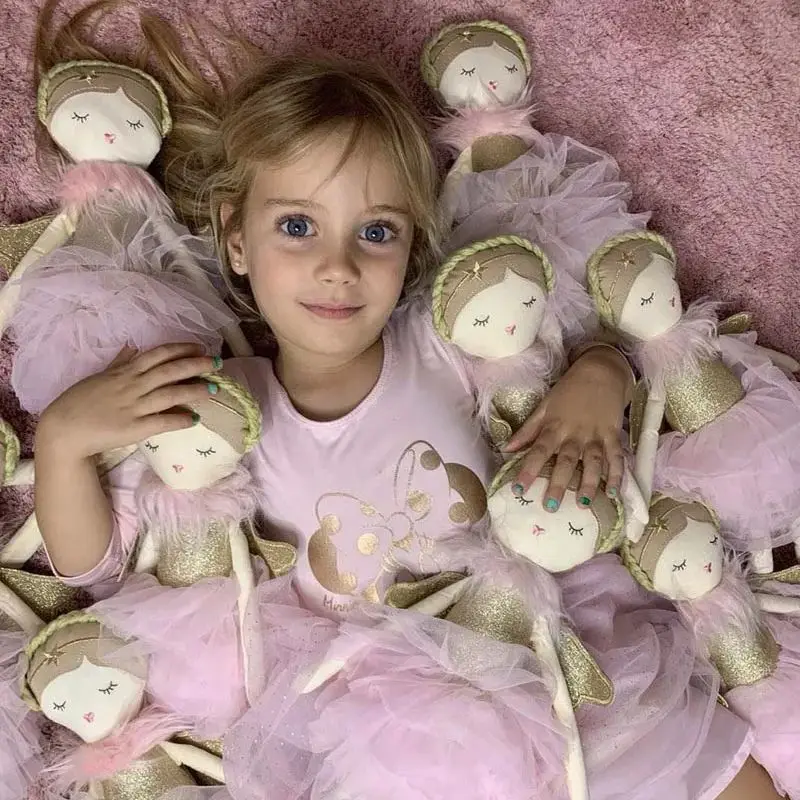 2025 Original nueva muñeca de tela para niños muñeca relajante PP juguete de malla de algodón regalo para niña princesa regalo de cumpleaños