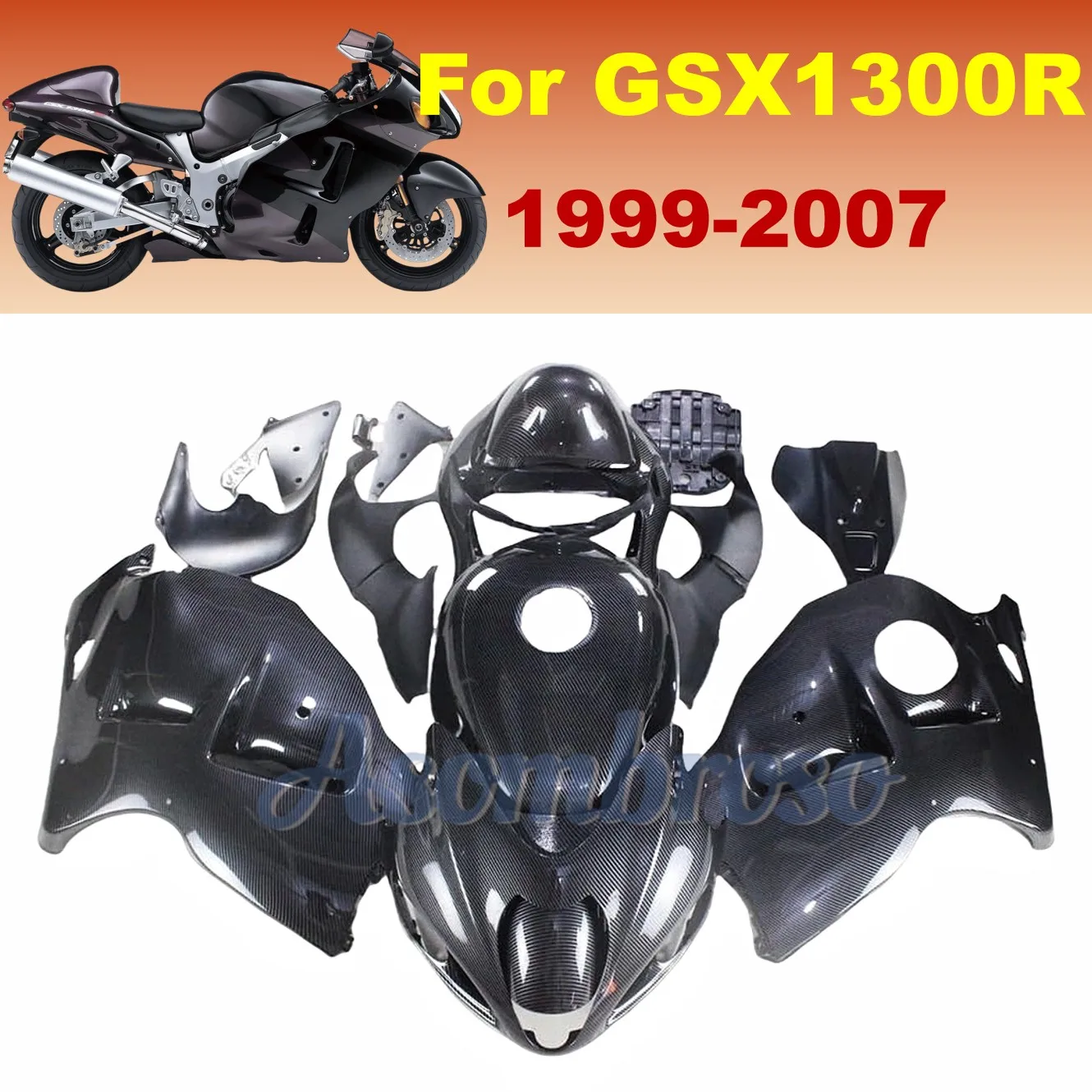 

For Suzuki GSXR1300 Carbon Fiber Fairing kit Hayabusa GSXR 1300 1999-2007 Motorcycle Bodyowrk Guard Cowl 2006 2005 2004 2003