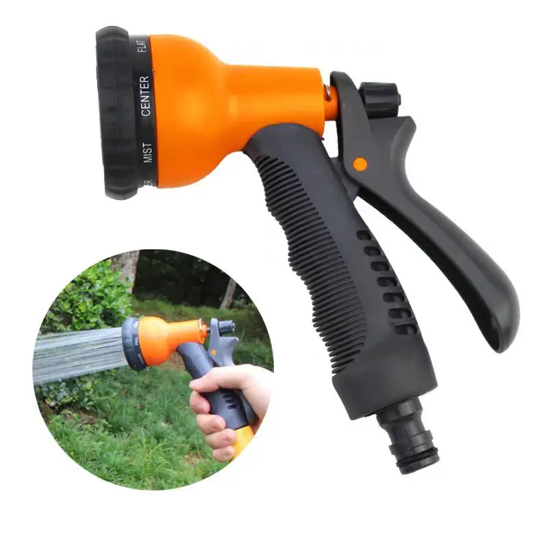 8-Modus Hochdruck-Schlauchdüse Wasserpistole für Gartenbewässerung, Pflanzenpflege, Autowäsche und Bewässerung