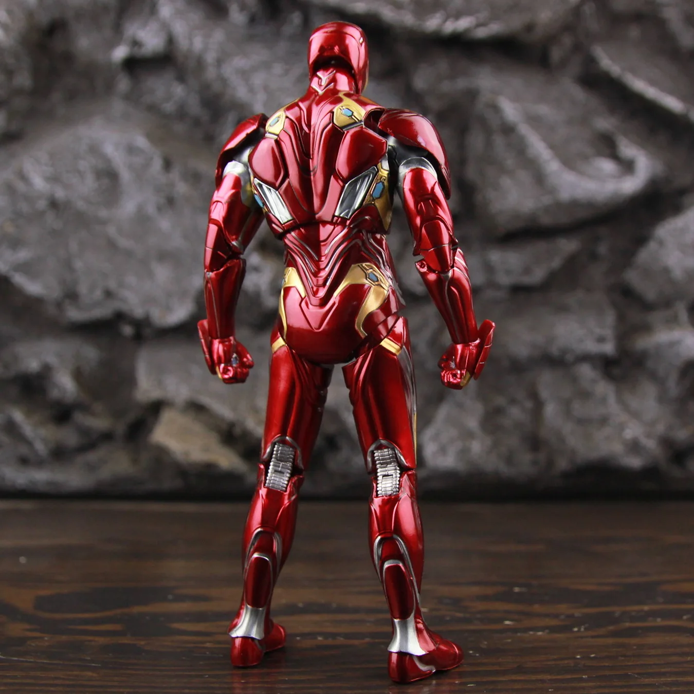 ZD Toys Deluxe Ironman Mark L 50 MK50 Nano Armor Weapons 7" Actionfigur LED-Lichtplattform Tony Stark Infinity War Modellpuppe – Detail 32