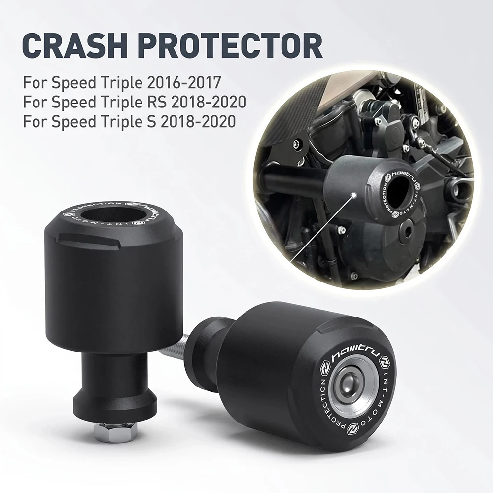 For Triumph Speed Triple RS S 2018-2020 Motorcycle Frame Slider Protector Body Engine Fall Protection Fairing Collision Pad