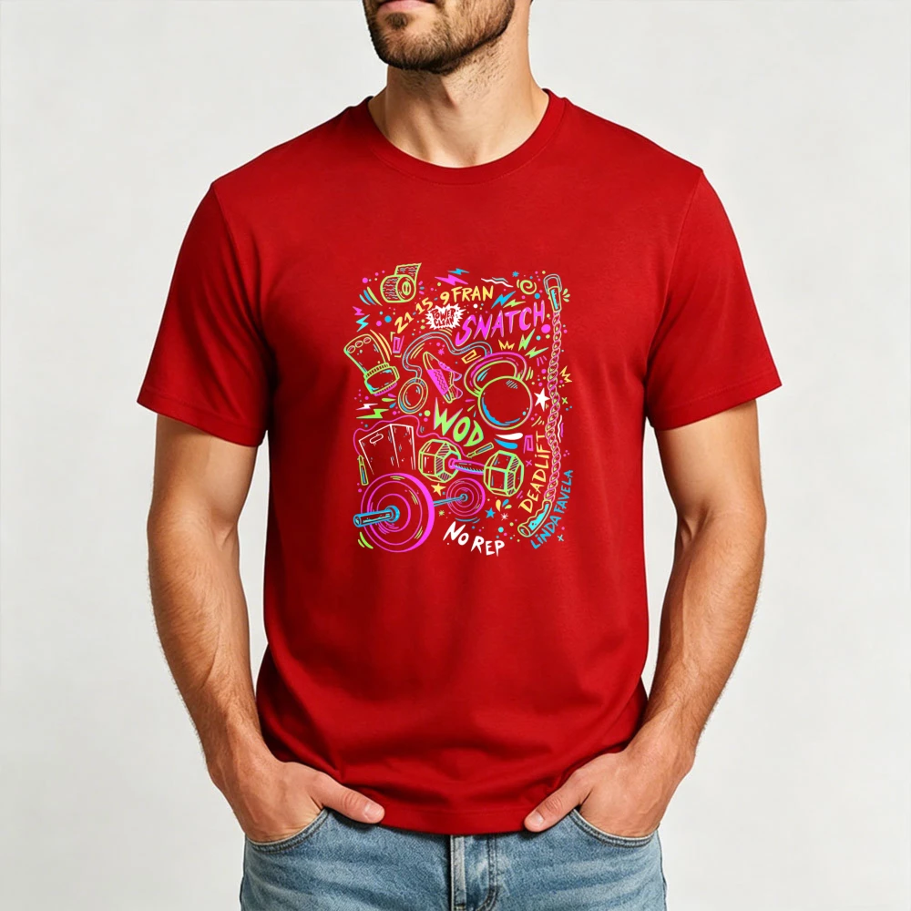 T-shirt unisexe en coton pour  - Crossfit No Equipment avis et prix
