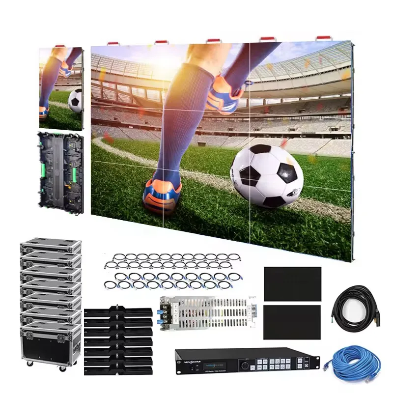 

Factory Hot Sales Outdoor P3.91 Waterproof 500X500mm LED Screen Stadium Football Field LED Display for Football Basketball IP65