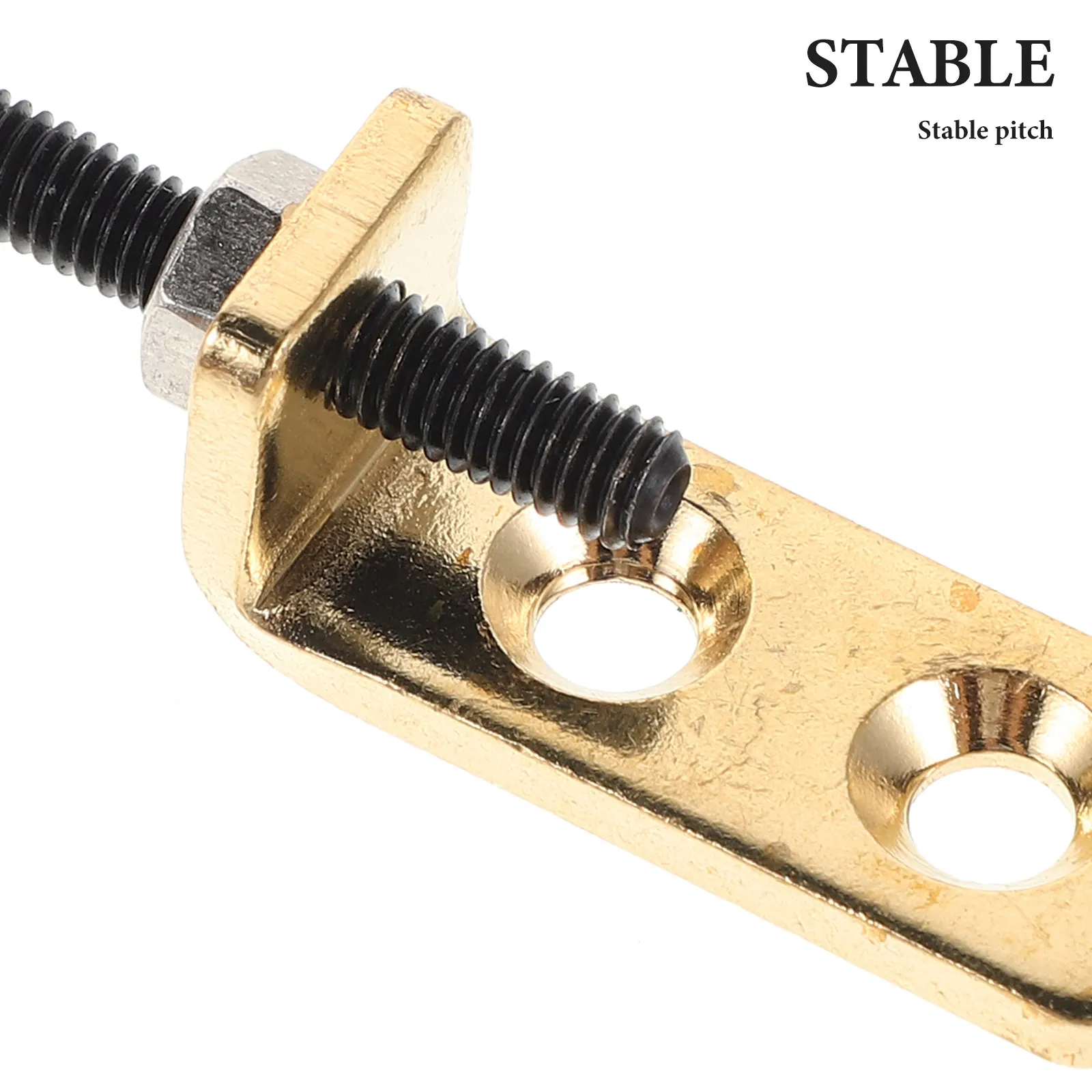 1Set Electric Guitar Parts Brass Tremolo Bridge Stabilizer Tremolo Block Stopper for Reliable Tuning Electric Guitar Parts
