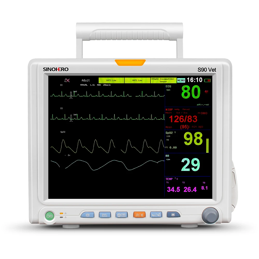 S90-Vet Veterinary Medical Equipment 12.1 Inch Animal Surgery Monitor