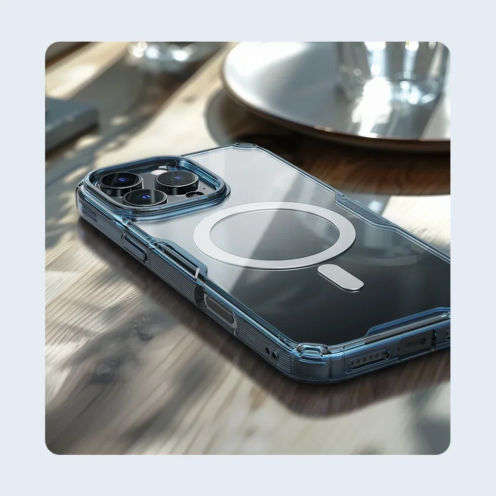 NILLKIN Magnetic Clear Soft Silicone Case for iPhone 5