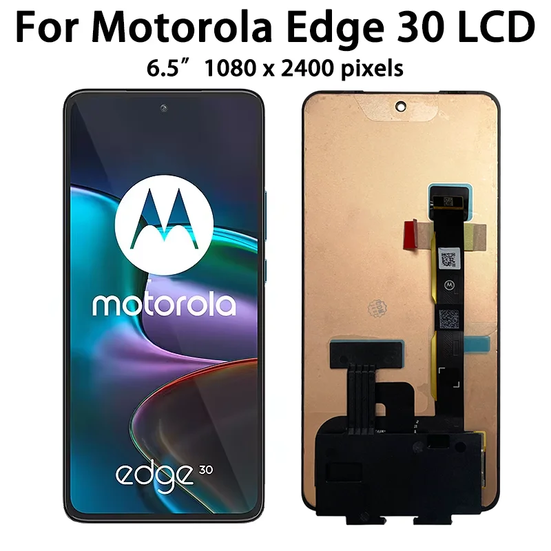 Amoled para motorola edge 30 display lcd tela do painel de toque digitador assembléia para moto edge30 display lcd