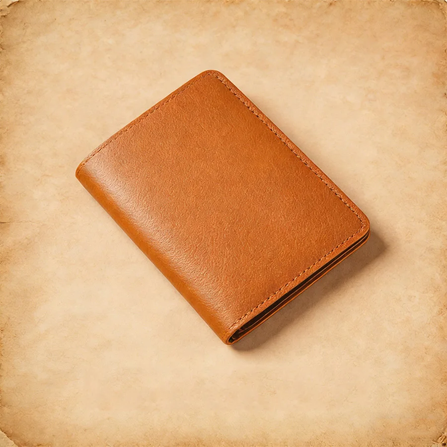 WERLLANDS PU Leather Multi-Color Snap Button Ultra-Thin Short Card Holder Coin Purse