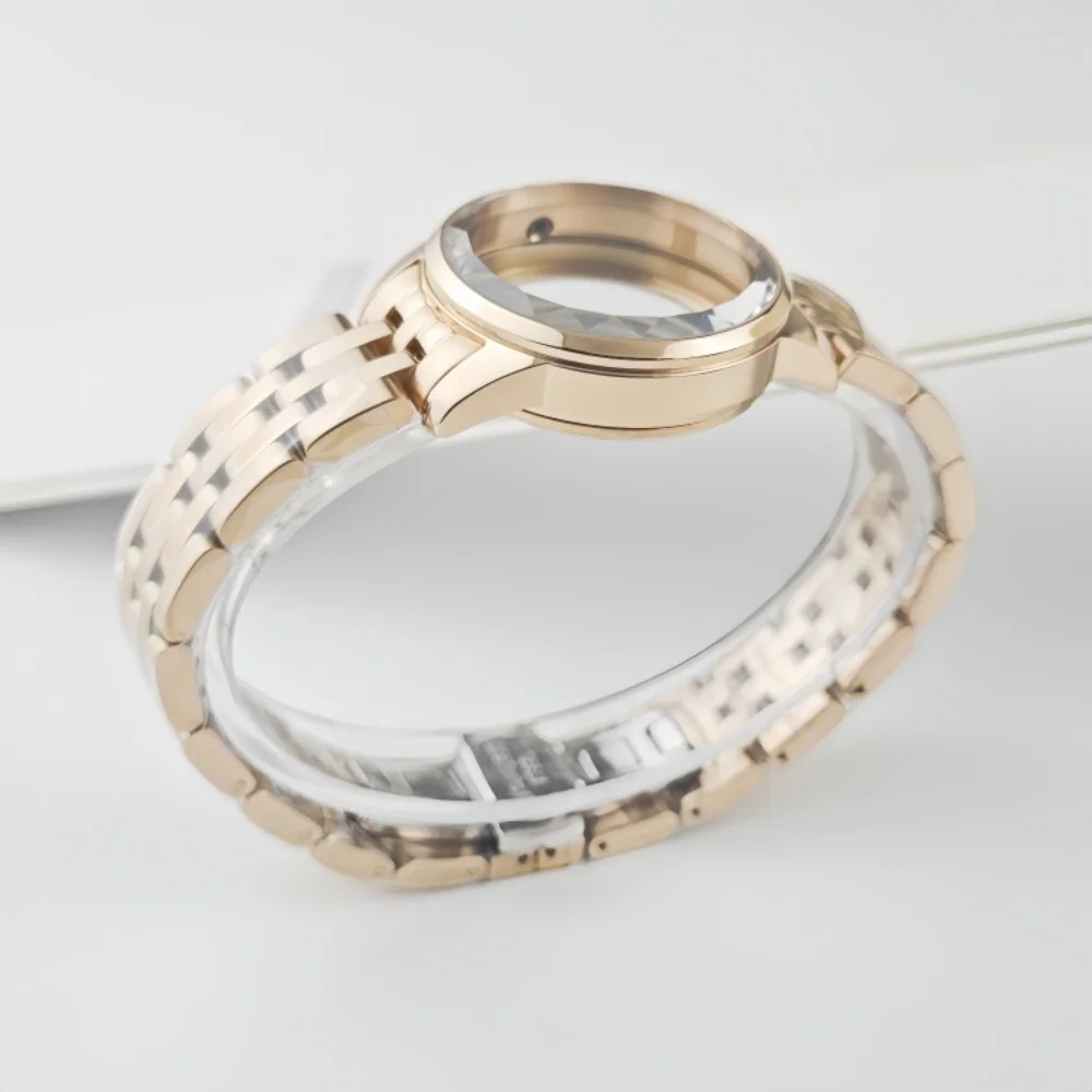 33 مللي متر كوكتيل سيدة ساعة مناسبة ل Seiko Presage NH35/36/34/4R الحركة التلقائية دفعة زهرة الدانتيل حزام زجاجي أجزاء