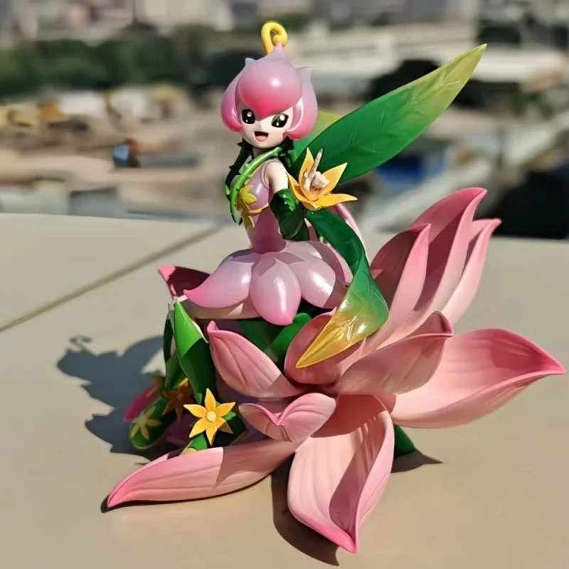 

Новый Digimon Adventure аниме фигурка Lilimon 17 см ПВХ милые модели для девочек статуя коллекция кукол украшения стола игрушки подарок на день рождения