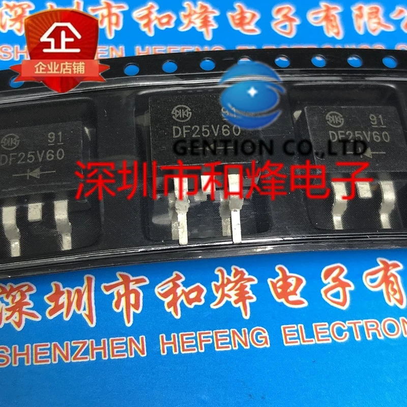 10PCS DF25V60 25V60  TO-263 600V 25A  in stock 100% new and original