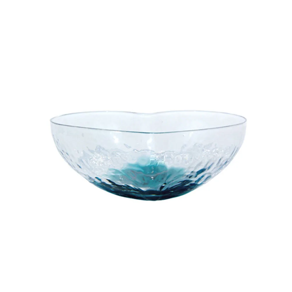 

Creative Heart Shaped Glass Bowl Clear Dessert Salad Appetizer Serving Bowl for Parties Weddings Events Home Use