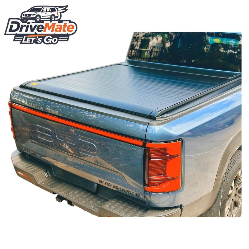 

ForBYD Shark 6 Retractable Tonneau Roll Cover for Electric Vehicle Model with Locking Function Electric Roller Shutter