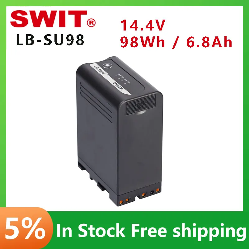 SWIT LB-SU98 SONY BP-U Camcorder Battery Pack 14.4V 98Wh / 6.8Ah Capacity Nominal Voltage Li-ion Battery