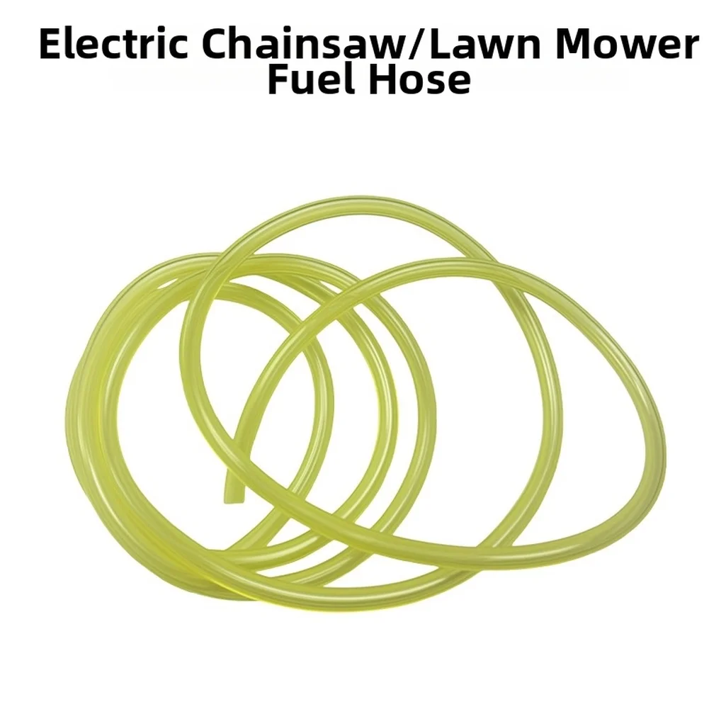3x5mm Yellow Rubber Oil Hose 1 Meter Length for Chainsaw Brushcutter Lawn Mower Fuel Conduit Outdoor Equipment