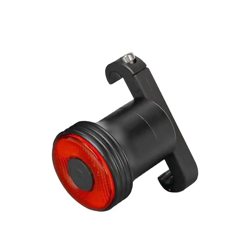 Y67A-Bicycle Rear Light Smart Bike Brake Tail Light USB Rechargeable Aluminum Alloy Warning Lamp Bike Accessories