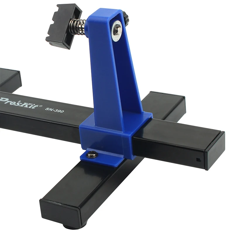 Pro'sKit-Soporte de abrazadera de soldadura ajustable, accesorio de rotación de 360 grados, SN-390 PCB