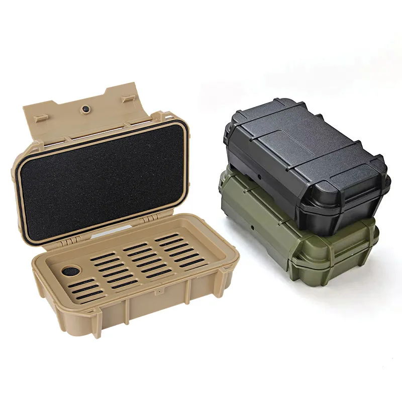 Double-layer Shock-absorbing Ammo Box Waterproof Sealed Box Lightweight Ammo Accessory Crate Bullet Storage Safe Case With Foam