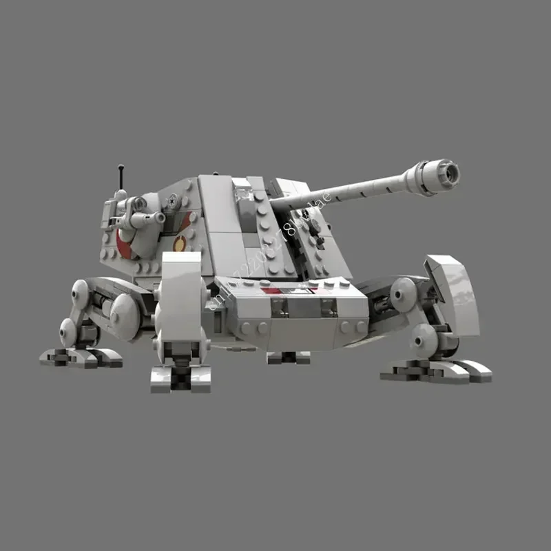 644PCS MOC Space Battle All-Terrain Artillery Support Walker Turret Model Building Blocks Bricks DIY Creative Assembly Toys Gift