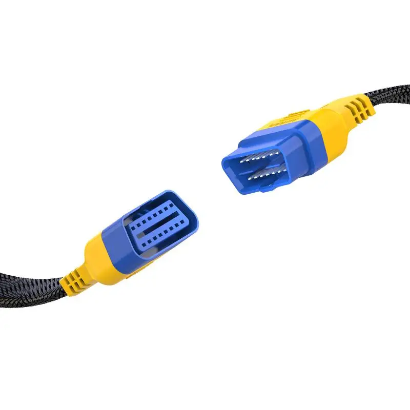 On-board diagnosis computer X431 of OBD2 extension line of automobile detector lengthens the male-female adapter of adapter plug