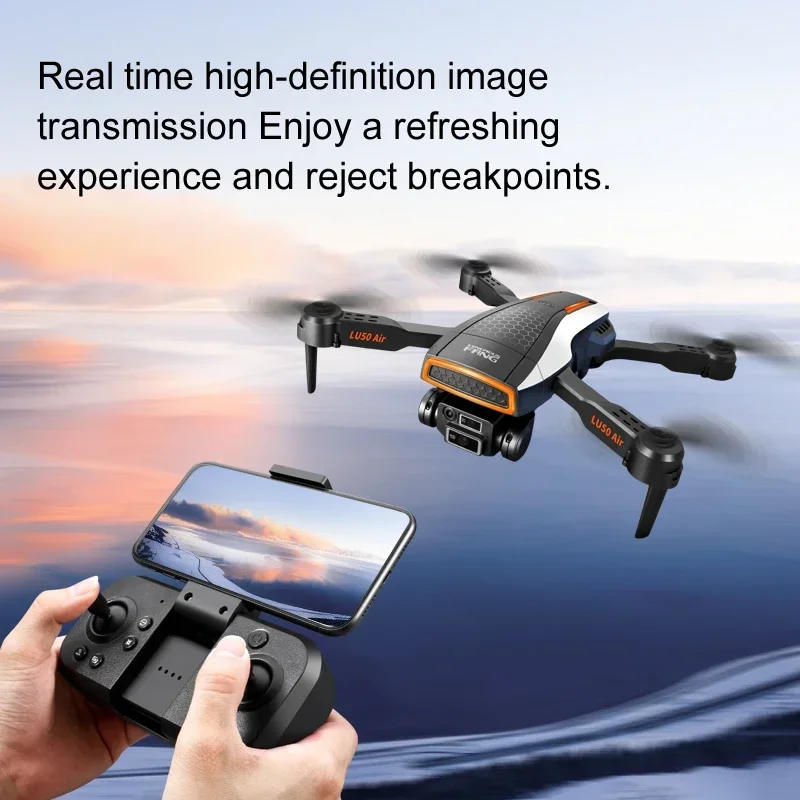 LU50 Drone Optical Flow Dual Camera Obstacle Avoidance Remote Control Aircraft Aerial Photography Four Axis Aircraft