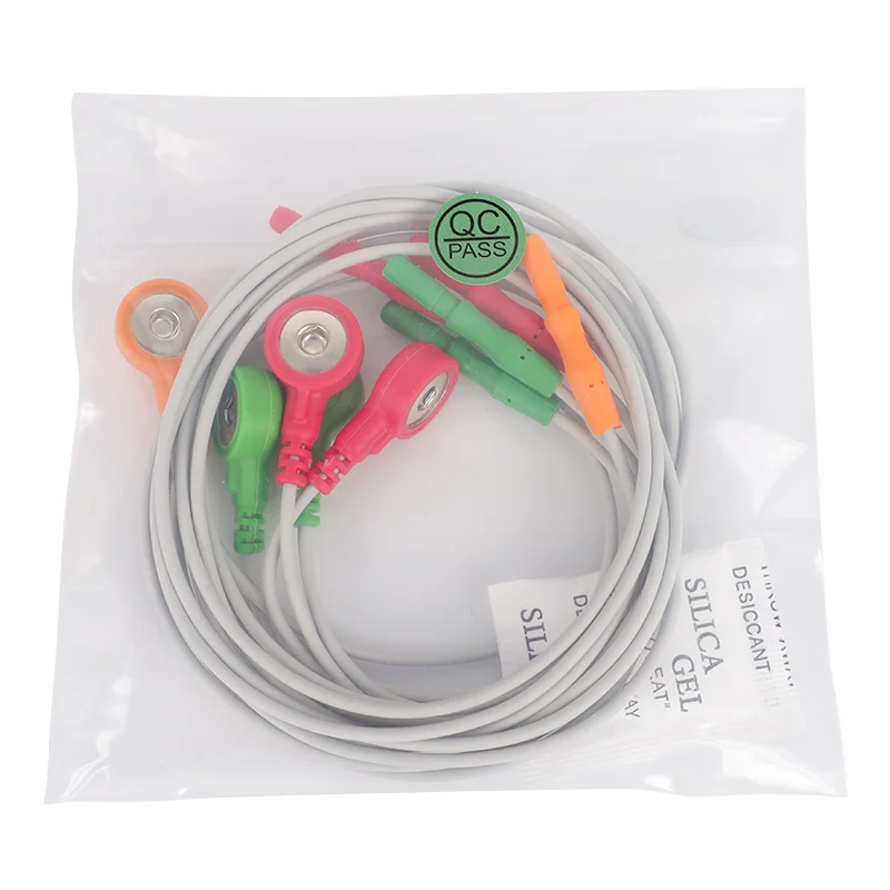 3 Channel ECG Cable for CONTECs ECG Holter TLC9803 ECG Conductor
