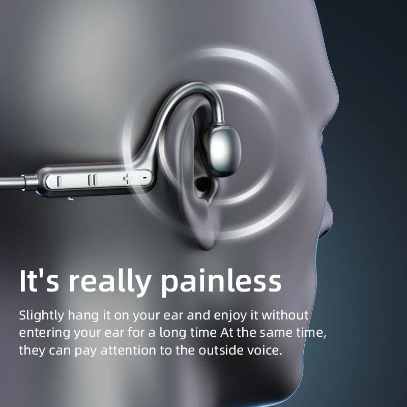 High Power Sound Conduction And Long Battery Life Bluetooth Earphone Neck Mounted Wireless Headset