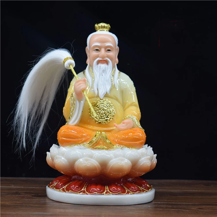 new Wholesale Buddhism Taoism BUDDHA figure Asia HOME family Protection TAI SHANG LAO JUN God jade FENG SHUI statue