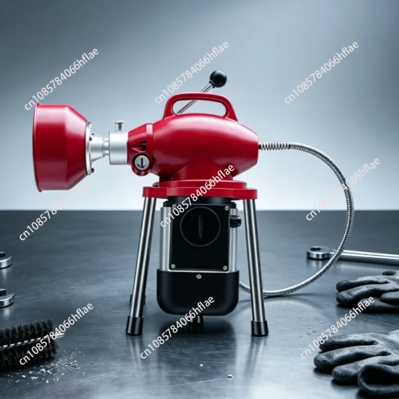 2200W Electric Sewer Dredging Machine, Drainage Pipe Cleaning Tool, Household & Commercial Pipe Dredger Cleaner AAAAA