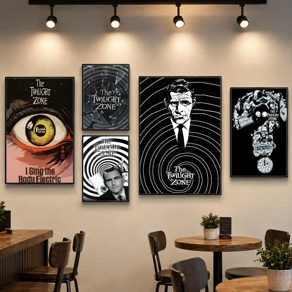 TV Series T-The Twilight Zone Poster PP Paper Decorative Wall Art for Living RoomsBedrooms Bars Cafes Stylish Home Decor Gift