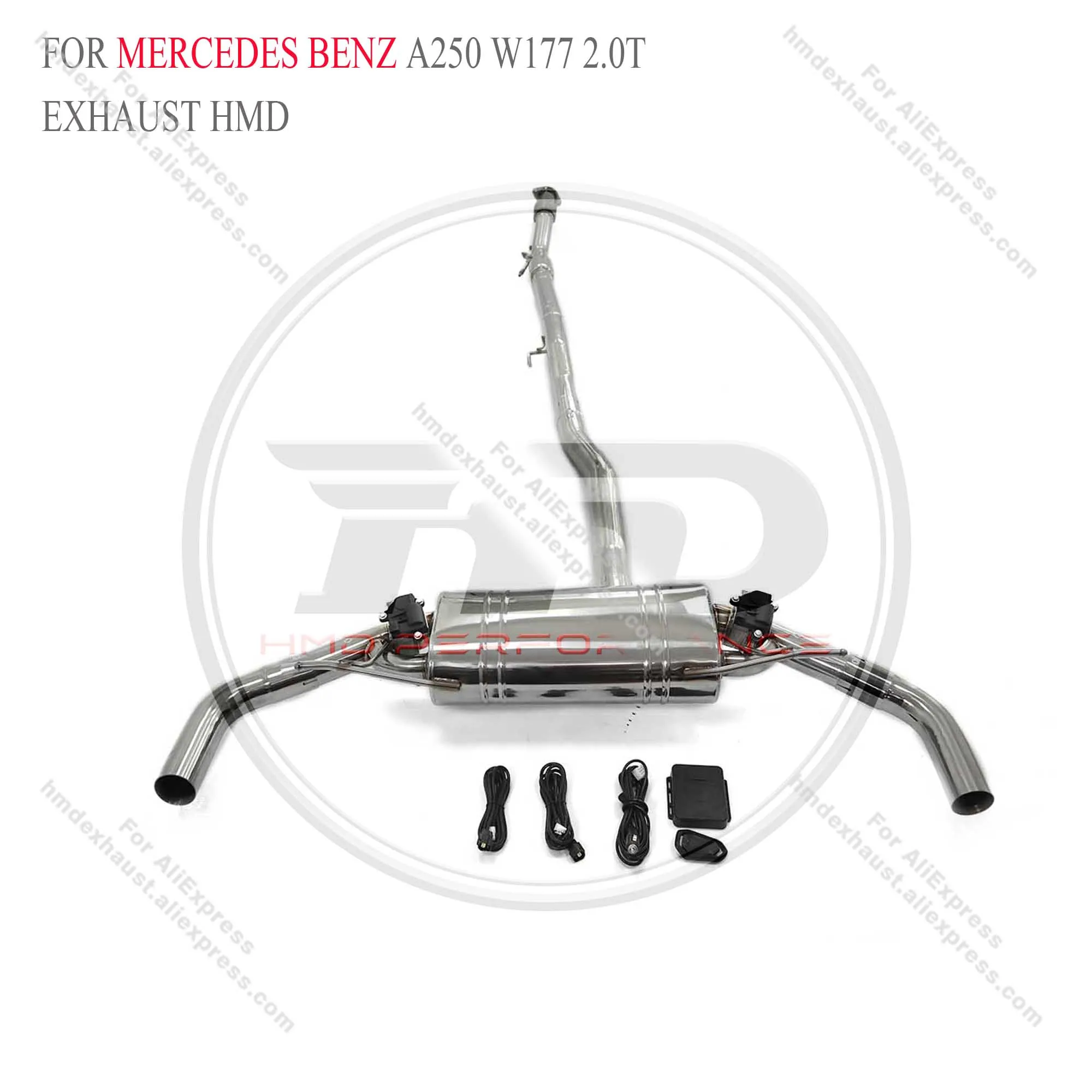 HMD Exhaust System Stainless Steel Performance Catback for Mercedes benz A250 w177 2.0T with Valve