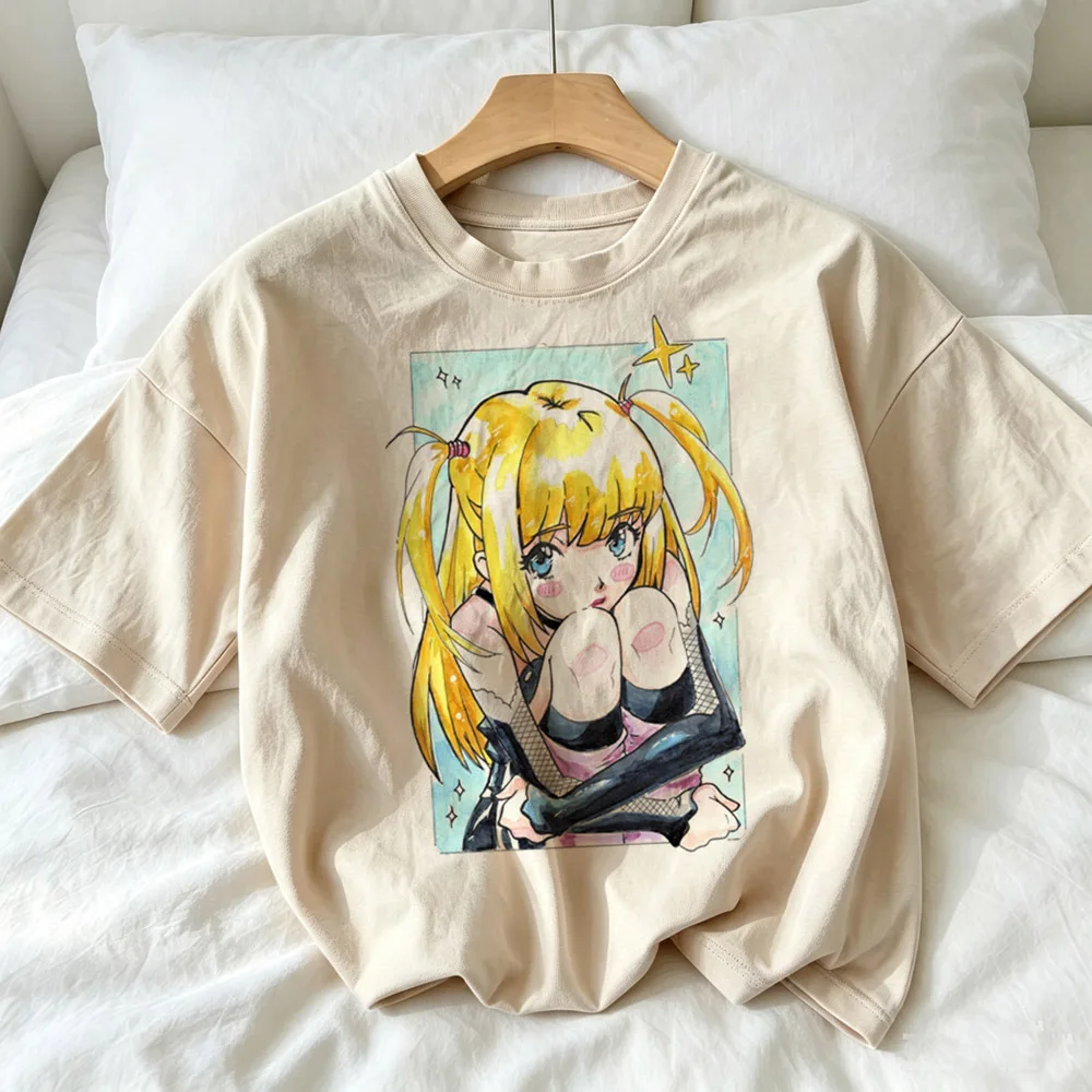 Death Note top tees shoujo party cutecore grunge cheap clearance sales t-shirt cute Psychedelic scene  80s japan