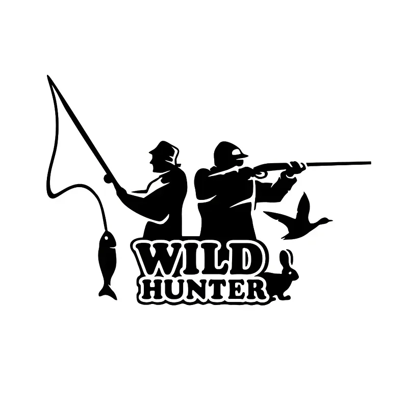 JPCT Wild Hunting Stickers are used for waterproof ethyl thinner stickers on cars, bumpers, and backpacks, measuring 24cm x 17cm