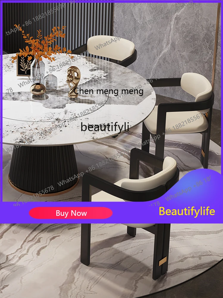 

X k178 4050 ss Minimalist Home Genuine Leather Chair White Ash High-End Light Luxury Leather Dining Chair Top Grain Cowhide