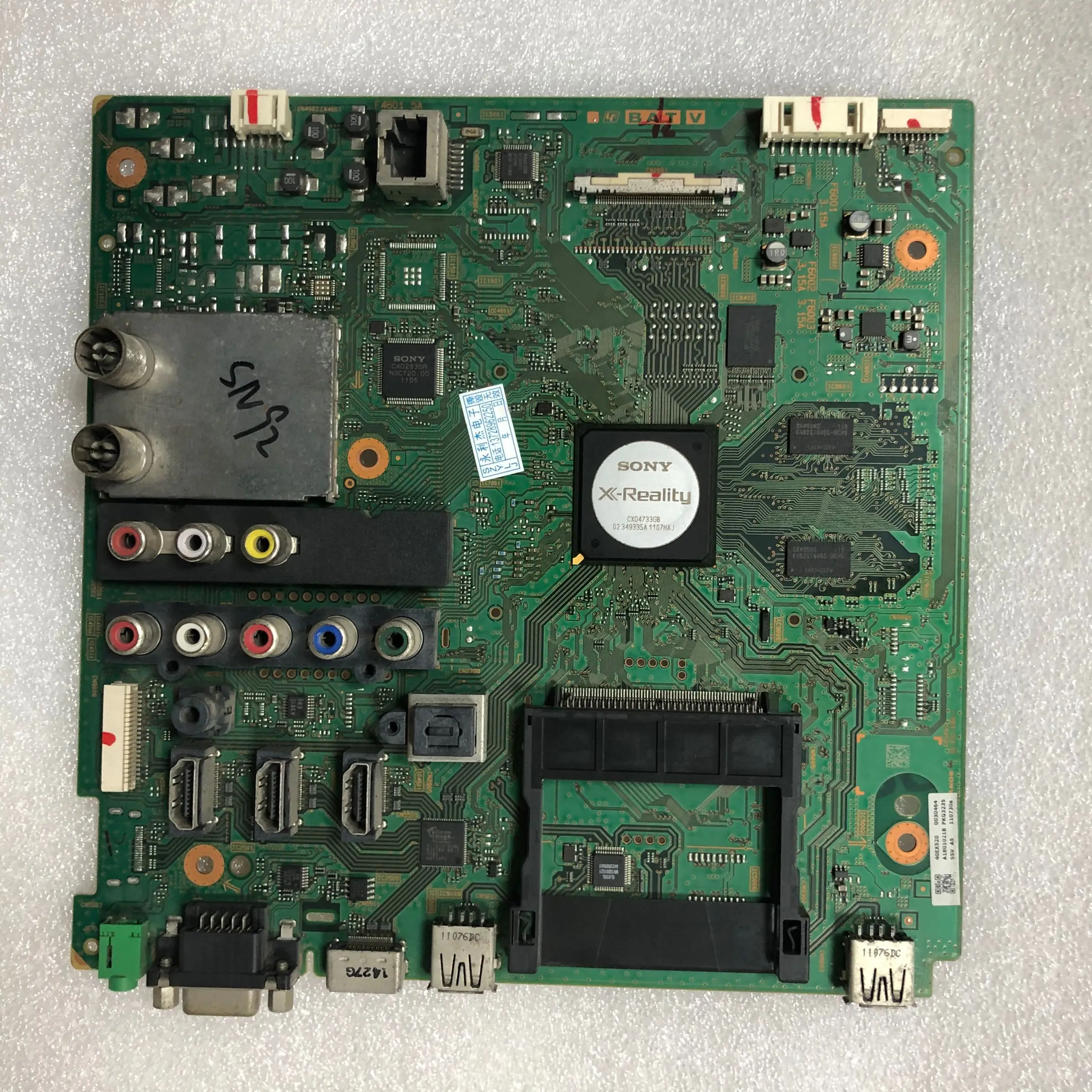 

used and original KDL-40CX520 mainboard 1-883-753-93 / 91/ 92