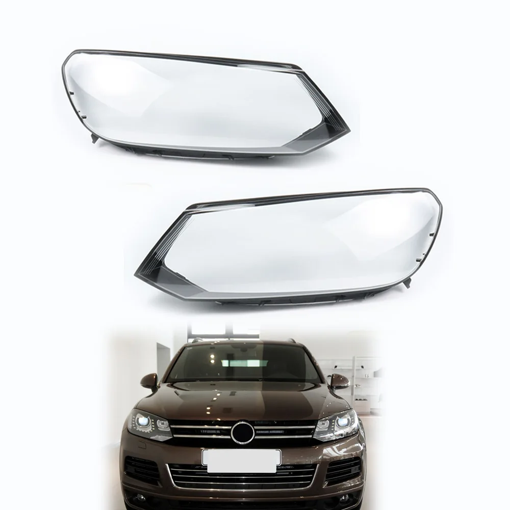 

Car Headlamp Lens For Volkswagen VW Touareg 2011-2014 Transparent Shell Headlight Cover