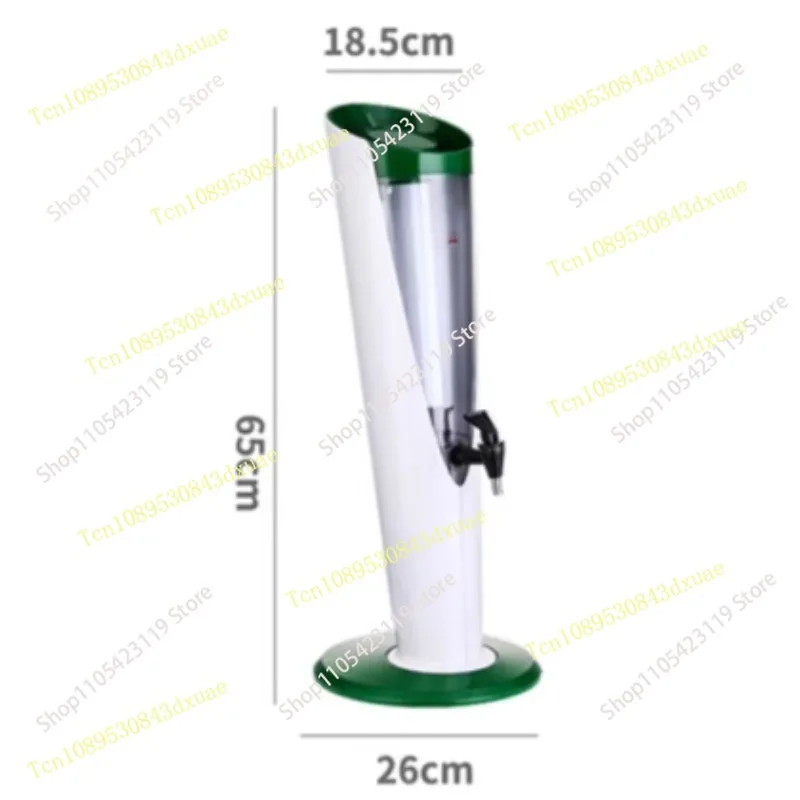 3L Portable Beer Dispenser High-End Commercial Draft Keg Cooler with Faucet, Compatible with  White Keg, for Bar & KTV Use