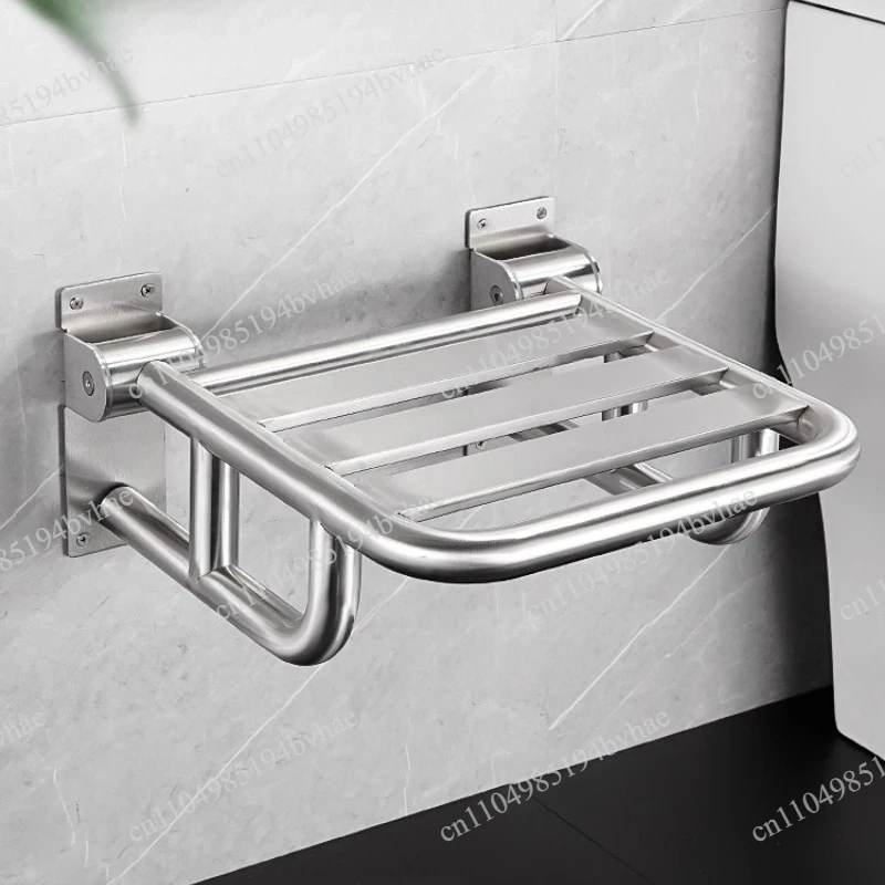 304 stainless steel reinforced foldable toilet, bathroom staircase, toilet rest stool
