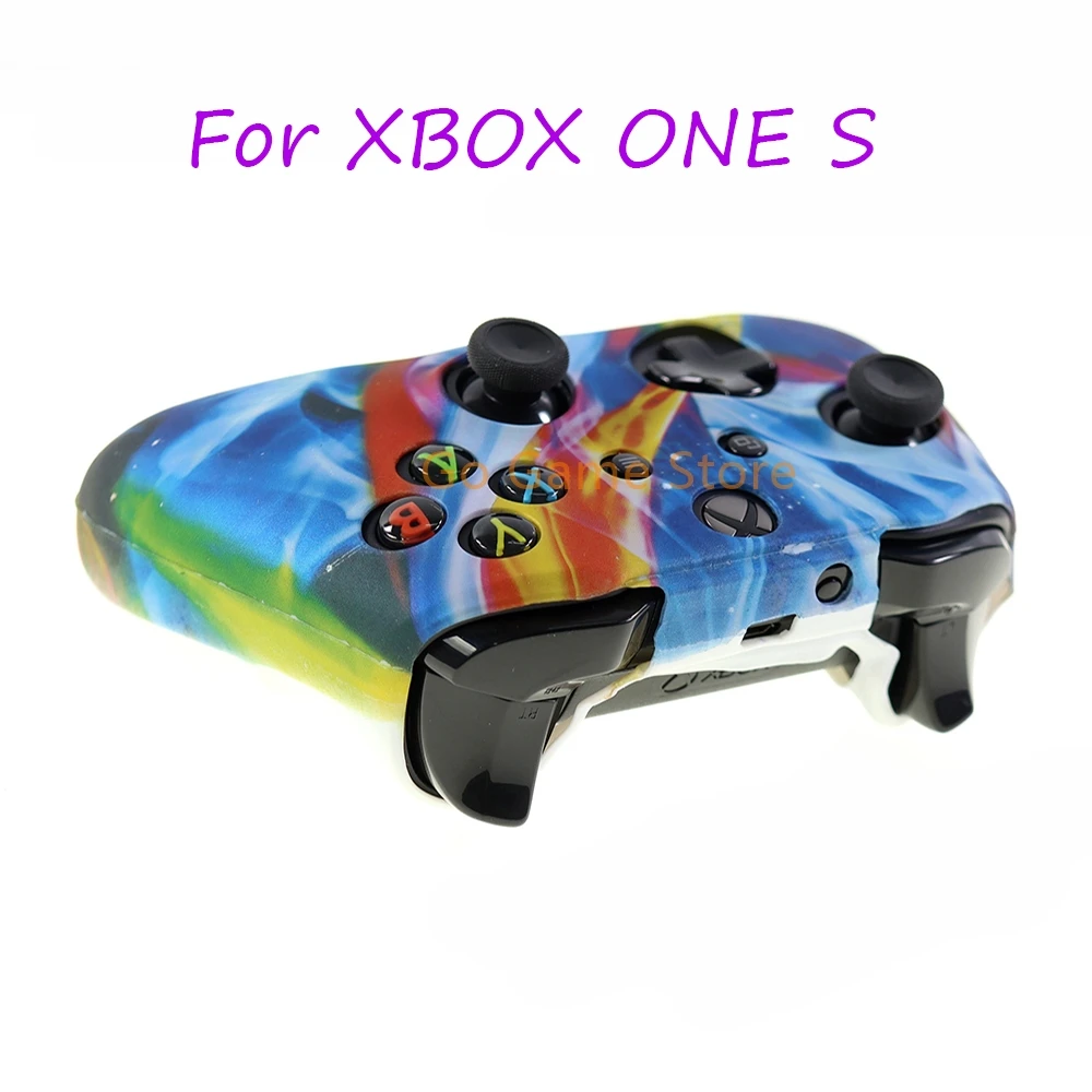 

1 шт., силиконовый защитный чехол для XBOX One, тонкий защитный чехол для контроллера, камуфляжный чехол с принтом для переноса воды