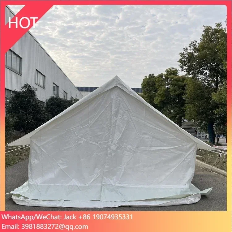 

KANGO Factory Tents for Disaster Relief Oxford Fabric with Waterproof Coated Emergency Disaster Tent 3x4m Disaster Relief Tent