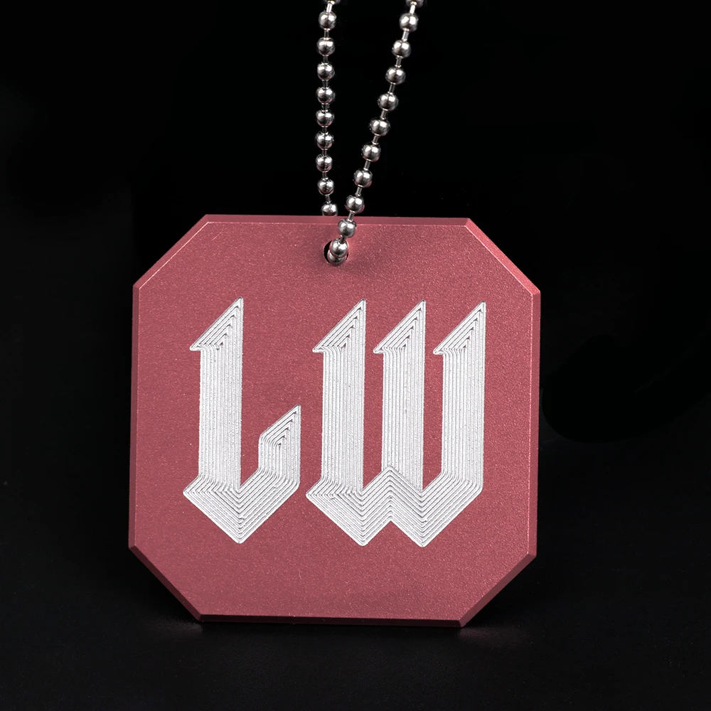 LW Emblem Auto Schaltknauf Tag Schlüsselanhänger Innenraum Metallabzeichen