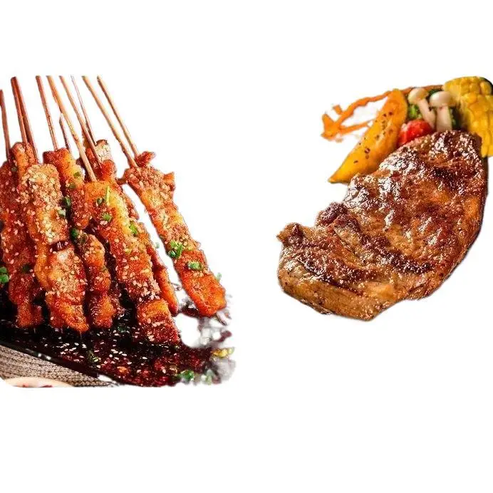 Barbecue Grill Household Outdoor Large Stainless Steel Thickened Skewers Full