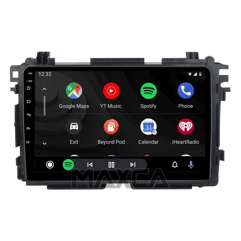 MAXCA 9-calowy odtwarzacz multimedialny Honda HRV Wireless Carplay Android auto 2 din Radio Mirror Link