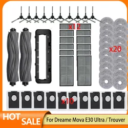 Dreame Mova E30 ์ธํธ๋ผ ์ง๊ณต ๋ถํ ๋ฉ์ธ ํธ๋ฆฌ์ปท ๋กค๋ฌ ์ฌ์ด๋ ๋ธ๋ฌ์ ํคํ ํํฐ ๊ฑธ๋ ์ฒ, ๋จผ์ง ๋ดํฌ ํธ๋ผ์ฐ๋ฒ E30 ์ธํธ๋ผ ์ก์ธ์๋ฆฌ