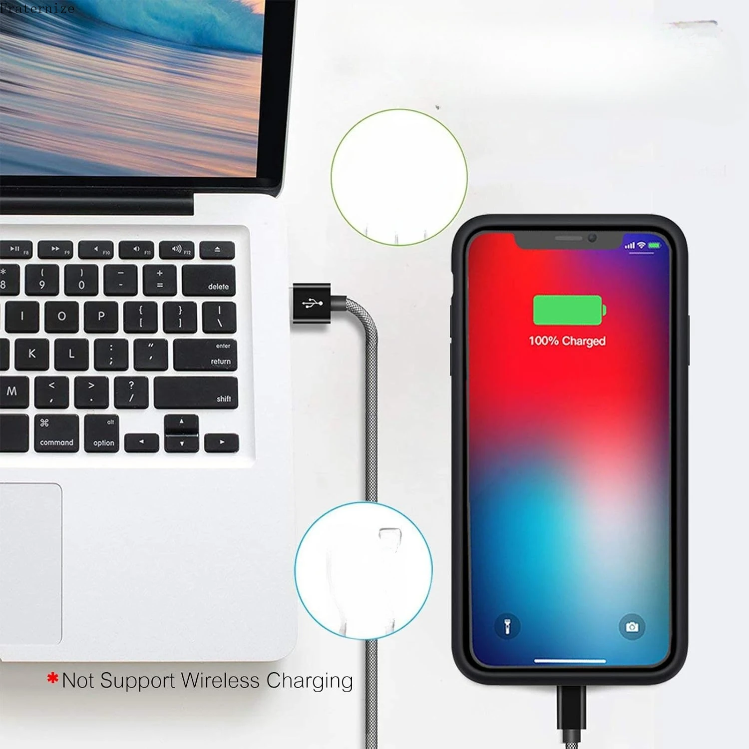 غطاء شحن ذكي محمول لهاتف iPhone XS Max Power Bank، جراب هاتف شاحن بطارية ممتد قابل لإعادة الشحن مع حزمة بطارية