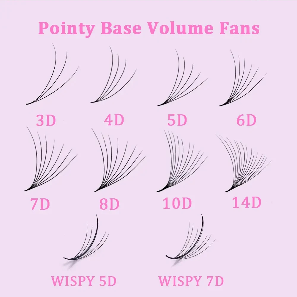 2000 Fans Top Selling 100% Hand Made High quality 8D 12D 14D ultra speed eyelash 10d premade fans lashes premade lash extensions