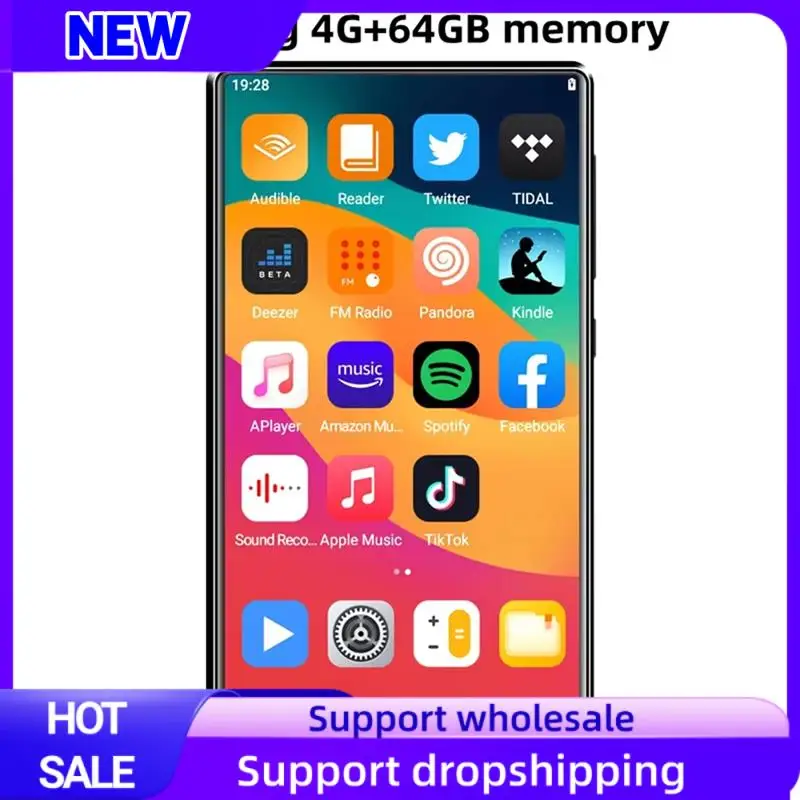 Suitable 5.0-Inch IPS HD Video MP5 MP4 Digital Music Player Bluetooth Metal Full Touch Screen MP3